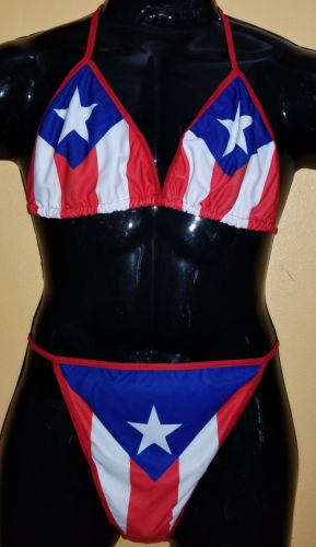 PUERTO RICO FLAG BIKINI