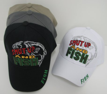 Shut up best sale and fish hat