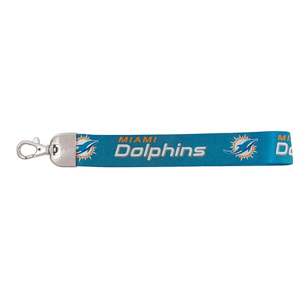 Wristlet Lanyard / Key Chain- NFL Miami Dolphins