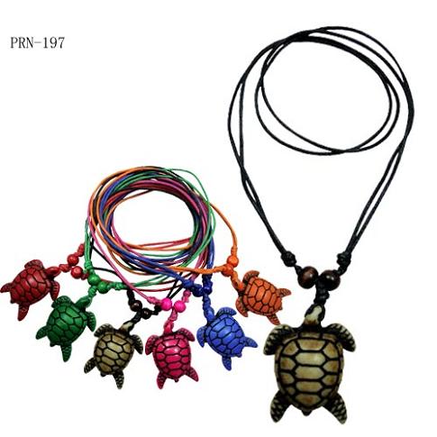 resin turtle necklace