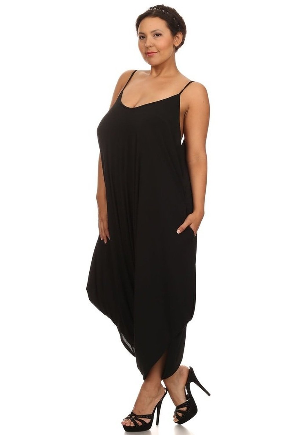 black harem jumpsuit