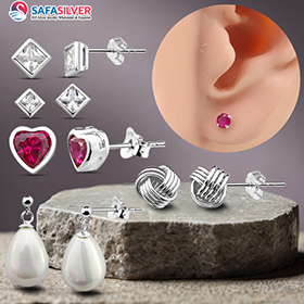 Wholesale Silver Stud Earrings