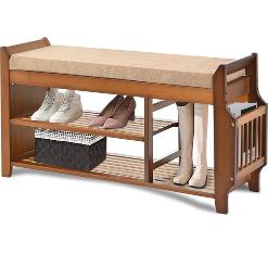 DOUSY Bamboo Shoe Rack