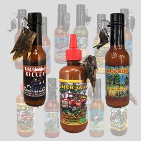 Hot Sauce & Alligator Foot Keyring