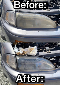 Toyota Corolla headlight