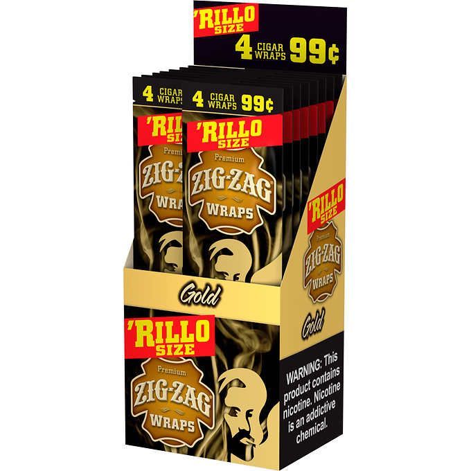 ZigZag Cigarillo Gold 4 for $0.99c