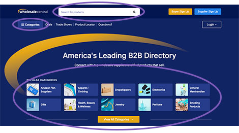 How to find your company on Wholesale Central