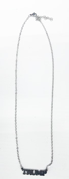 Trump Stainless 17in Silver NECKLACE