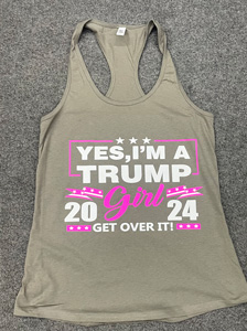 Yes, I'm a Trump Girl TANK TOPs