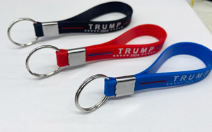 Trump Silicon KEYCHAINs