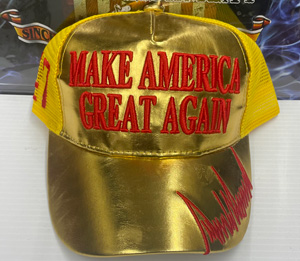 Trump MAGA GOLD Mesh Caps