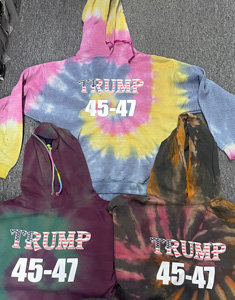 Trump 2024 Tye Dye HOODIES