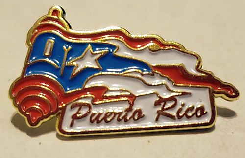 PUERTO RICO ''GARITA-FLAG'' PIN