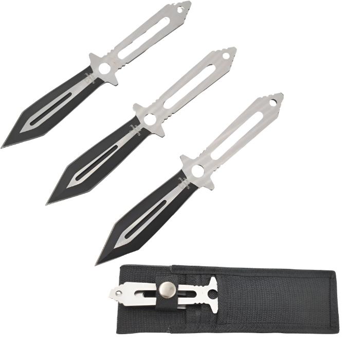 Snake Eye Tactical 3PC Throwing KNIVES Set SE-1968-S3-P1