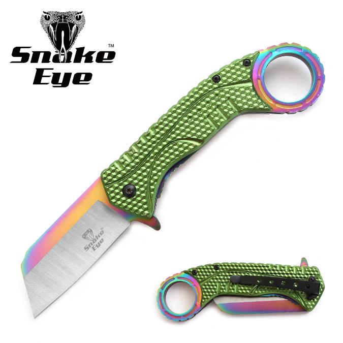 Snake Eye Tactical Karambit Style SpRING Assist Knife GNRB