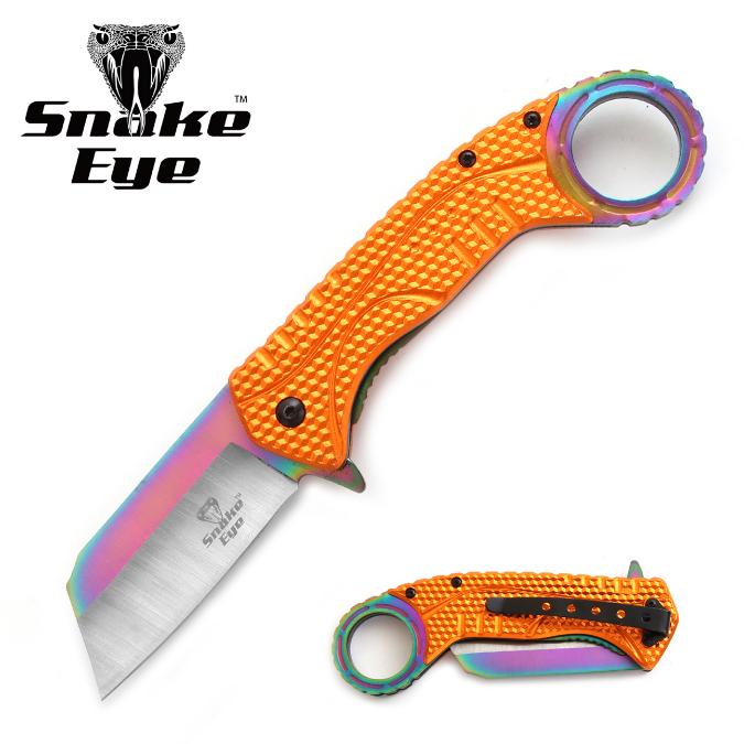 Snake Eye Tactical Karambit Style SpRING Assist Knife ORRB