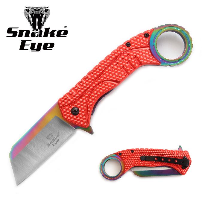 Snake Eye Tactical Karambit Style SpRING Assist Knife RDRB