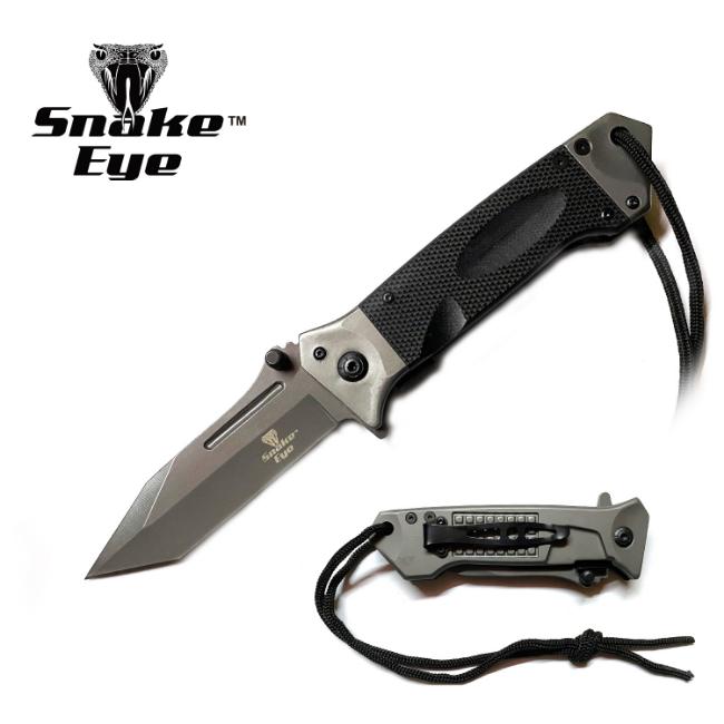 Snake Eye Tactical Heavy Duty Spring Assist KNIFE SE-1017BK