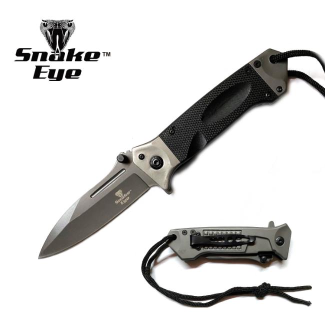 Snake Eye Tactical Heavy Duty Spring Assist knife SE-1016BK