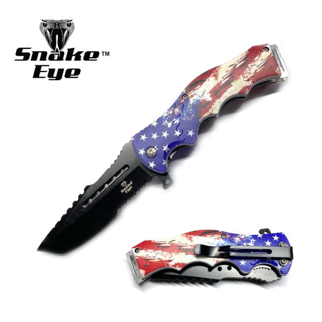 Snake Eye Tactical Spring Assist Knife Collection ST-9071-7