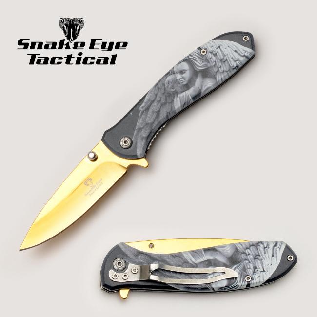 Snake Eye Tactical Heavy Duty Spring Assist Knife SE-1361GDD1