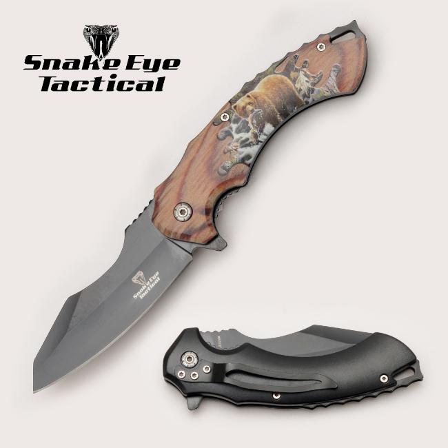 SNAKE Eye Tactical 1359D2 Spring Assist Knife