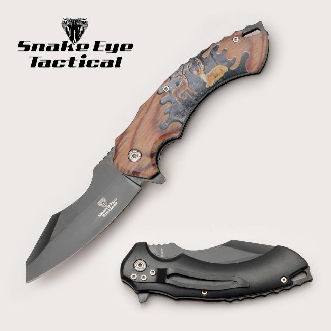 SNAKE Eye Tactical 1359D5 Spring Assist Knife