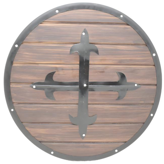 Medieval Warrior Viking Wooden Shield W14