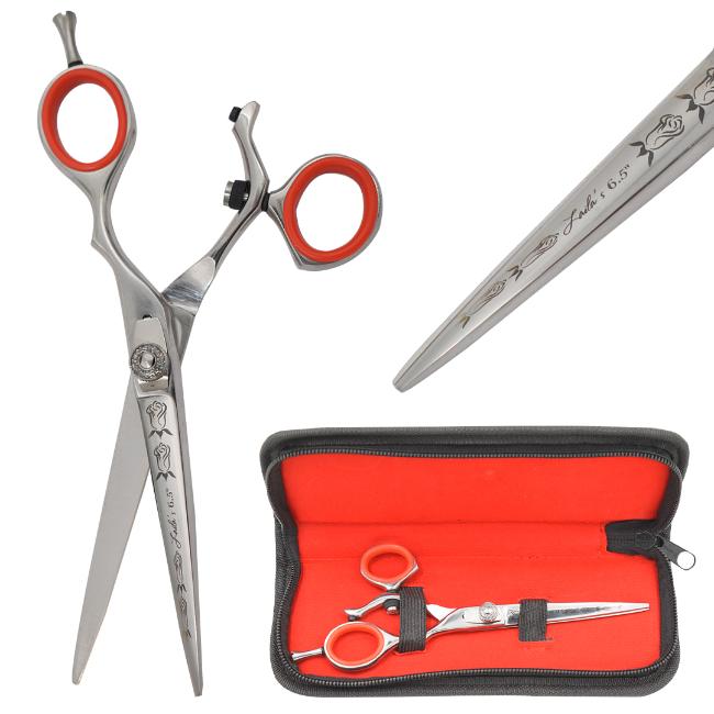 Laila's Professional Barber SCISSOR Silver Finish (L-513SS-6.5'')