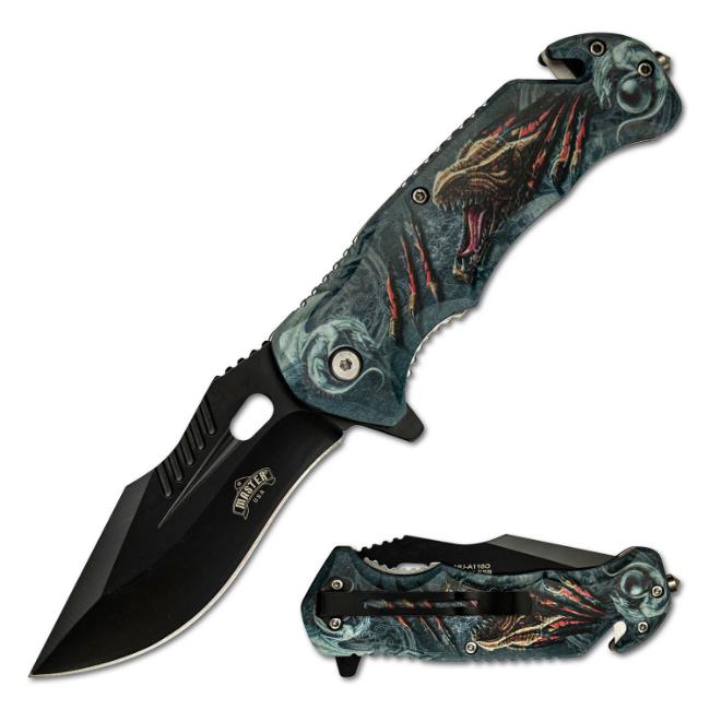 Master USA Spring Assist Knife MU-A116O