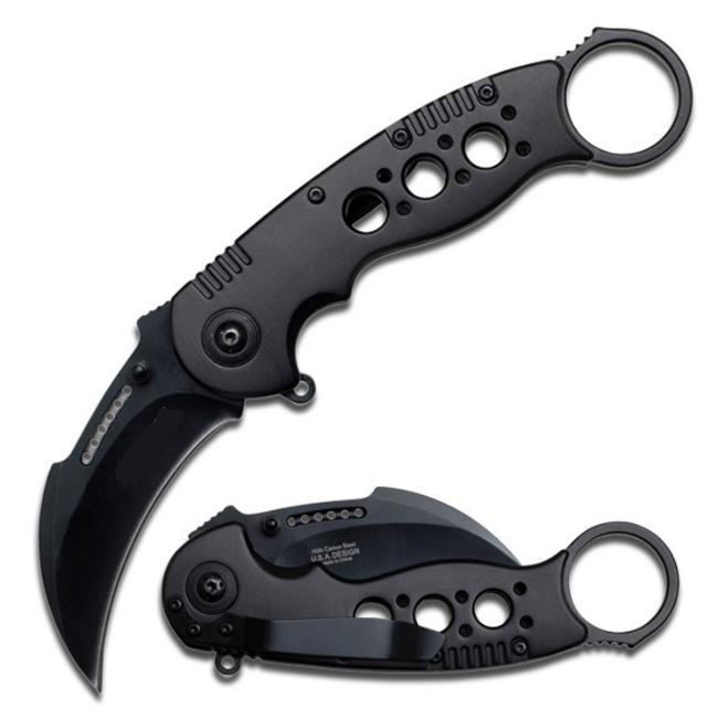 Karambit Style Action Spring Assist Knife SE-534BK