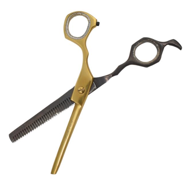 Laila's Shears Professional Barber Thinner SCISSOR L-401BK-GD