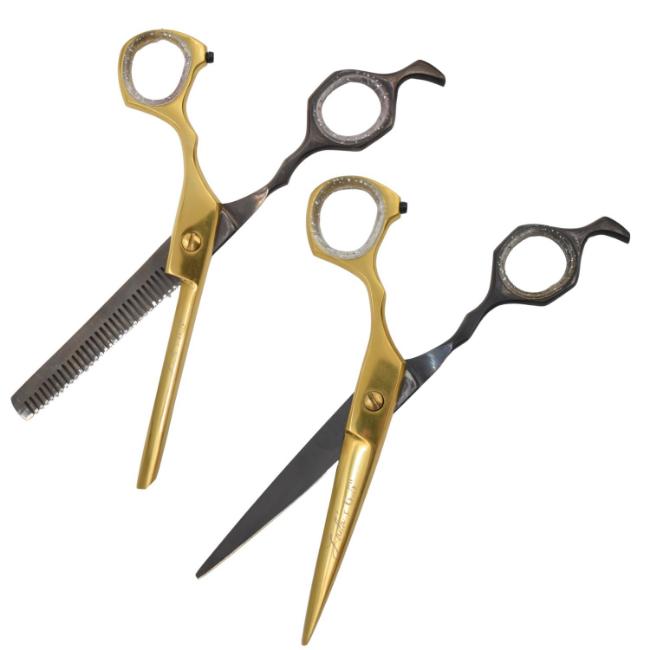 Laila's Professional Barber Scissor & Thinner Scissor(2 PCS Set)