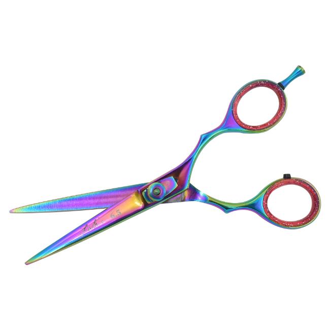 Laila's Professional Barber SCISSOR Rainbow Finish L-403RB