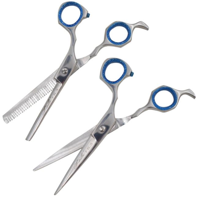 Laila's Professional Barber Scissor & Thinner Scissor(2 PCS Set)