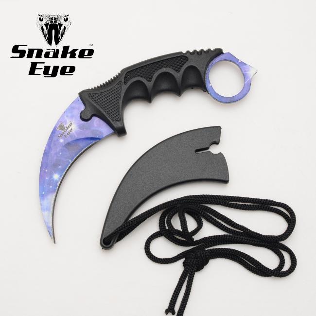 Snake Eye Tactical Karambit Style Neck Knife SE-0223GX-10