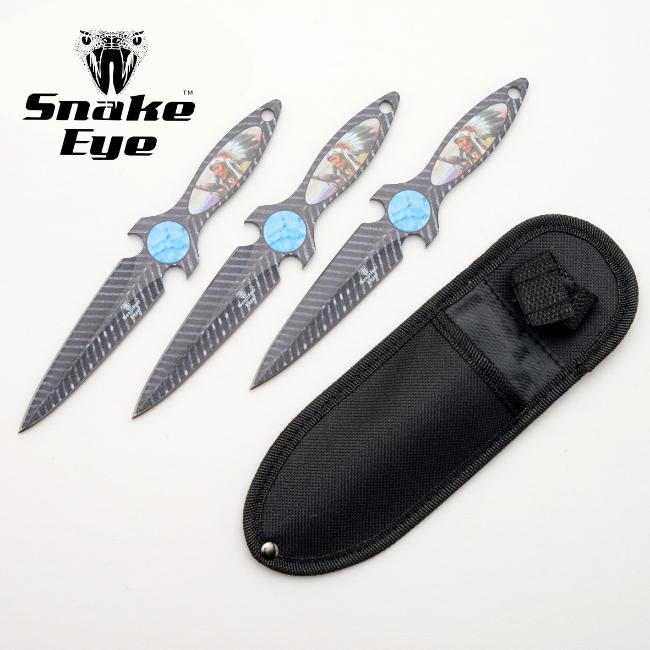 Snake Eye Tactical 3PCS THROWING KNIFE Collection SE-9710-3