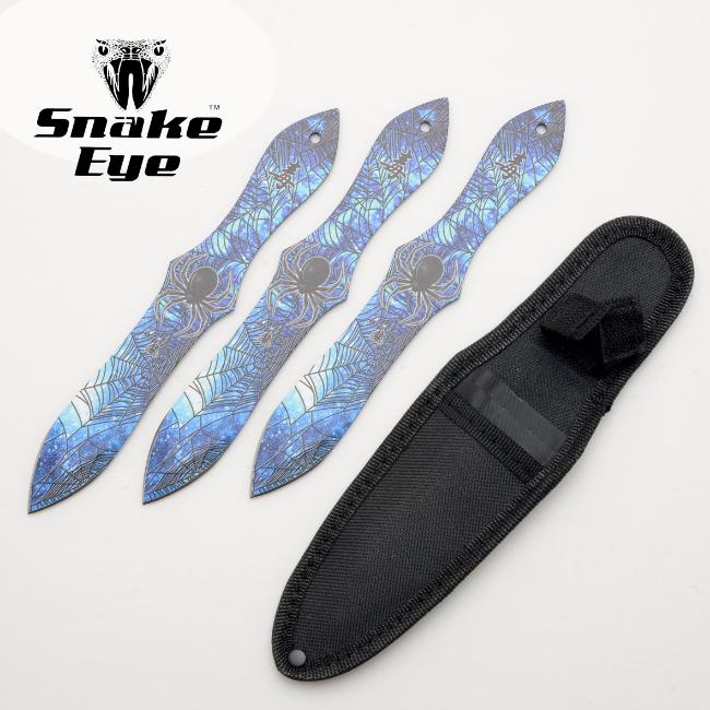 Snake Eye Tactical 3 PC THROWING KNIFE Set SE-074BL