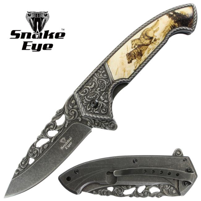 Snake Eye Tactical Heavy Duty Spring Assist knife SE-0156-2