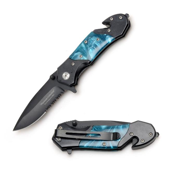 Platinum Collection Rescue Style Assist KNIFE SE-879SB