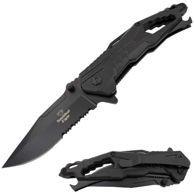 Snake Eye Tactical Spring Assist KNIFE HGB-11BK