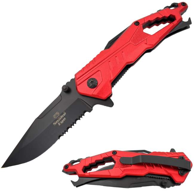 Snake Eye Tactical Spring Assist KNIFE HGB-11RD