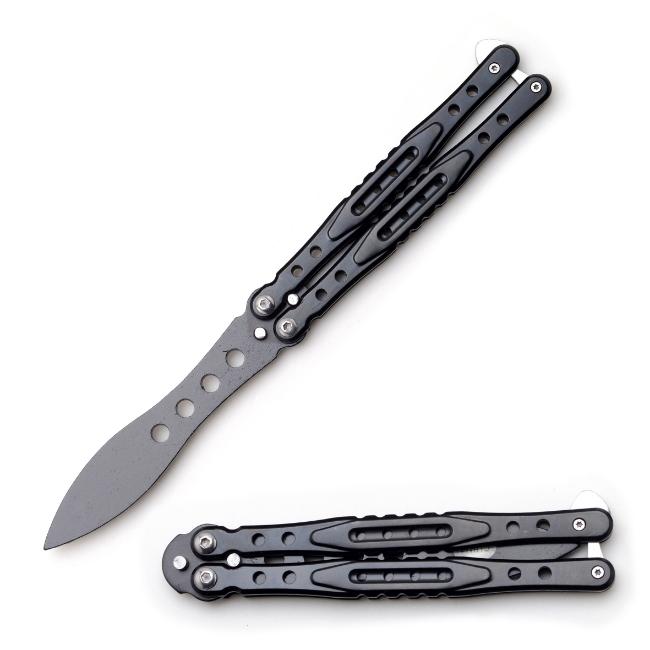 Snake Eye Tactical Black Training BUTTERFLY KNIFE PK-1336BKBK