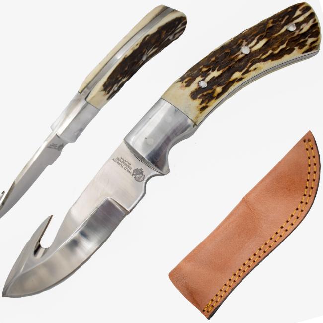 Wild Turkey Handmade Gut Hook Hunting Knife WT-4023ST