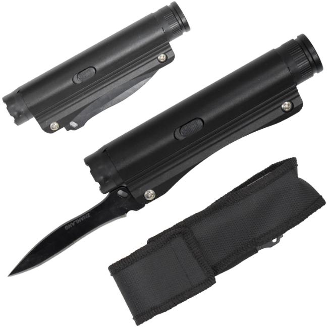 Stun Knife 20 Million Volt Stun Gun with FLASHLIGHT & Knife-HD808