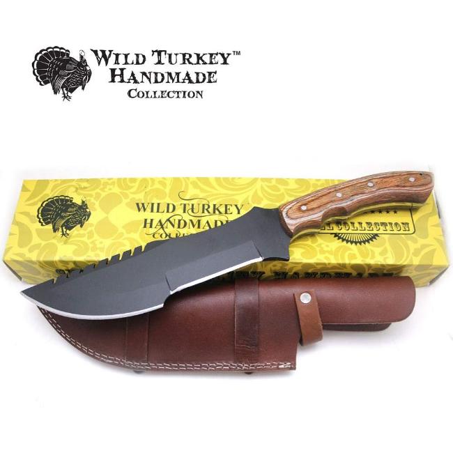 Wild Turkey Handmade 15-Inches Fixed Blade BK Tracker Knife