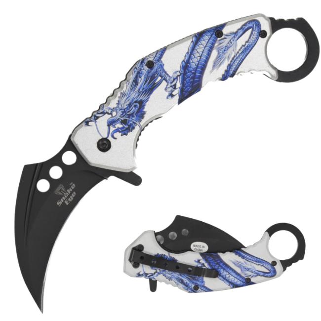 Snake Eye Tactical Karambit SpRING Assist Knife SE-1111SPR