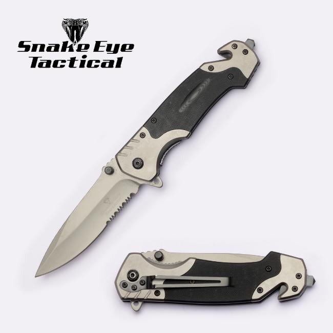 Snake Eye Tactical Heavy Duty Rescue Style Knife SE1370HS