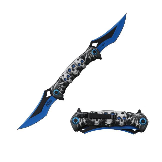 Dark Fantasy Blades Twin Blade Fantasy Spring Assist KNIFE 183BL