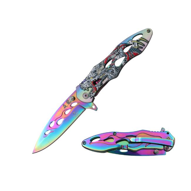 Snake Eye Tactical Spring Assist KNIFE BW-0105RB